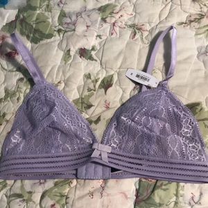 Purple bra